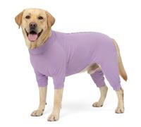 KYEESE Camiseta para perro con protección UV, UPF 50+ refrescante de verano para perros medianos y grandes, camisetas transpirables con control de desprendimiento, ropa para mascotas, color morado