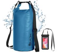 KYG Bolsa Estanca Impermeable 10L, con Funda Impermeable para Móvil, Bolsa Seca para Playa y Deportes al Aire Libre, Senderismo, Esquí, Pesca, Escalada, Camping, Surf, Rafting
