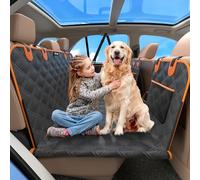KYG Extensor de Asiento Trasero para Perros Soporta 500lbs Funda Asiento Coche Perro Impermeable e Antideslizante Protector Coche Perro con Ventana de Malla Visible para Coche SUV Camión 132x62x40 cm