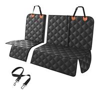 KYG Funda Antideslizante Protector para Mascotas, Perro y Niños Resistente al Agua Duradero Asiento Coche con 1 Cinturón de Seguridad Universal para Camión,SUV