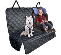 KYG Funda Coche Perro Premium - Asiento Trasero Antideslizante, Impermeable y Fácil de Limpiar Funda Asiento Coche Perro para Perros y niños, SUV de tamaño Mediano y Grande ISOFIX 135 x 128 cm