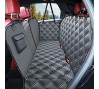 KYG Funda Perros Coche Cubierta de Asiento para Mascota Impermeable y Resistente Protector Coche con Ventana de Malla Visible y Cremallera Protector Completo Asiento Trasero y Puertas