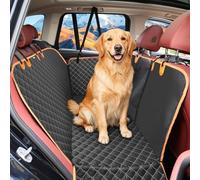 KYG Protector Coche Perro Asiento Trasero 5 en 1 Universal a Prueba de Arañazos y Antideslizante Funda Coche Perro Impermeable Con Ventana de Malla Visible Adecuado Para Mayoría de Coches 135 x 147 cm