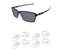 Kygear 4 pares de piezas de nariz de repuesto de silicona transparente compatibles con Oakley Crosshair 2015/Crosshair New 2012/Crosshair TI, almohadillas de goma de silicona antideslizantes para la