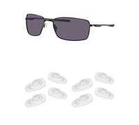Kygear 4 pares de piezas de nariz de repuesto de silicona transparente compatibles con Oakley WireTap/Crosshair 2.0/Whisker gafas de sol, almohadillas de goma de silicona antideslizantes para la nariz