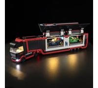 Kyglaring - Iluminación LED compatible con Lego City F1 Transporter 60445, accesorios de iluminación LED para el kit de modelo Lego Red Bull & Aston Martin Fórmula 1 Team 60445 (sin modelo)