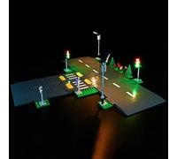 Kyglaring Juego de iluminación LED (sin modelo) - Compatible con Lego-60304 City Road Plates Building Blocks Model Set - Solo Leds sin Brick Set (versión clásica)