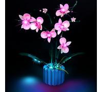 Kyglaring Juego de luces LED compatible con Lego Botanical Orquídeas Flores y Plantas 10311 Bloques de construcción, Juego kit de iluminación para de modelos Lego 10311 (No Modelo)