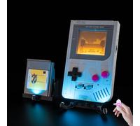 Kyglaring Juego de luces LED compatible con Lego Game Boy 72046 Bloques de construcción, Control táctil, Juego de iluminación decorativa para el set de modelos Lego 72046 (No Modelo)