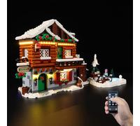 Kyglaring Juego de Luces LED Compatible con Lego Icons Refugio Alpino 10325 Bloques de construcción, Juego Kit de iluminación Decorativa Control Remoto para de Modelos Lego 10325 (No Modelo)