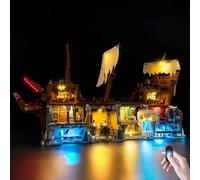 Kyglaring Juego de Luces LED Compatible con Lego Ideas Die Goonies 21363 Bloques de construcción, Control táctil, Juego de iluminación Decorativa para el Set de Modelos Lego 21363 (No Modelo)