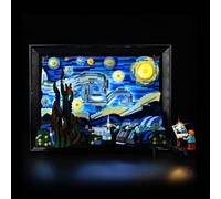 Kyglaring Juego de Luces LED Compatible con Lego Ideas Vincent Van Gogh The Starry Night 21333 Bloques de construcción, Juego Kit de iluminación Decorativa para de Modelos Lego 21333 (No Modelo)