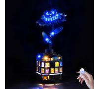 Kyglaring Juego de luces LED compatible con Lego Miércoles Dalia Negra 76784 Bloques de construcción, Control táctil (No Modelo)