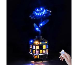Kyglaring Juego de luces LED compatible con Lego Miércoles Dalia Negra 76784 Bloques de construcción, Control táctil (No Modelo)