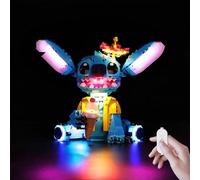 Kyglaring Juego de Luces LED Compatible con Lego Stitch 43249 Bloques de construcción, Juego Kit de iluminación Decorativa para de Modelos Lego 43249 (No Modelo) (Touch Edition)