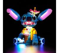 Kyglaring Juego de Luces LED Compatible con Lego Stitch 43249 Bloques de construcción, Juego Kit de iluminación Decorativa para de Modelos Lego 43249 (No Modelo)