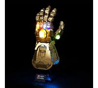Kyglaring Juego de luces LED compatible con Lego Super Heroes Infinity Handschuh, Avengers-Set 76191 Bloques de construcción, Juego kit de iluminación decorativa para de modelos Lego 76191 (No Modelo)