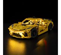 Kyglaring Juego de Luces LED Compatible con Lego Technic Chevrolet Corvette Stingray Kit 42205 Bloques de construcción, Juego Kit de iluminación Decorativa para de Modelos Lego 42205 (No Modelo)