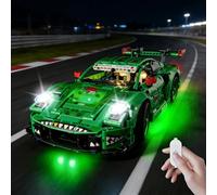 Kyglaring Juego de Luces LED Compatible con Lego Technic Coche Porsche 911 GT3 R Rexy AO Racing 42224 Bloques de construcción, Control táctil (No Modelo)