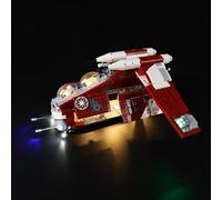 Kyglaring Kit de iluminación LED - Compatible con el Juego de Bloques de construcción Lego-75354 Star Wars The Clone Wars Coruscant Guard Gunship - Sin Juego de Ladrillos(Versión clásica)