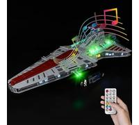 Kyglaring Kit de iluminación LED - Compatible con el Juego de Bloques de construcción Lego-75367 Star Wars Venator-Class Republic Attack Cruiser - Sólo Leds Sin Juego de Ladrillos(Versión RC Sound)