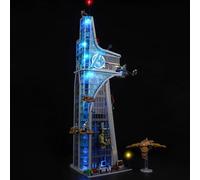 Kyglaring Kit de iluminación LED - Compatible con el juego de bloques de construcción Lego-76269 Marvel Avenger Tower - Sólo Leds Sin Juego de Ladrillos(Versión clásica)