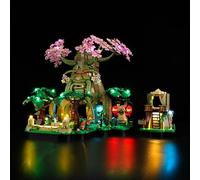 Kyglaring Kit de iluminación LED para Lego 77092 Great Deku Tree 2 en 1 - Kit de luz permanente compatible con Lego Zelda - Iluminación decorativa para coleccionistas (sin piedras)