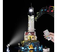 Kyglaring Kit de iluminación LED (sin Modelo) - Compatible con el Juego de Bloques de construcción Lego-21335 Ideas Motorized Lighthouse - Sólo Leds Sin Juego de Ladrillos(Versión RC Sound)