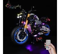 Kyglaring Kit de iluminación LED (sin Modelo) - Compatible con el Juego de Bloques de construcción Lego-42159 Technic Yamaha Motorcycle-10 SP - Sólo Leds Sin Juego de Ladrillos(Versión RC Sound)