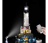 Kyglaring Kit de iluminación LED (sin modelo) diseñado para Lego Home Ideas Lighthouse Motorizado 21335 Juego de construcción modelo - Sin juego Lego (versión RC)