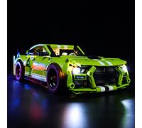 Kyglaring Kit de iluminación LED solo juego de luces compatible con Lego Technic Ford Mustang Shelby GT500 42138 - Kit de construcción modelo - Sin juego de LEGO (versión clásica)