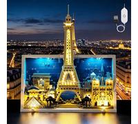 Kyglaring Kit de luz LED compatible con Lego Paris City of Love 21064 - Control táctil mejorado y atenuación (solo luces, sin modelo) versión táctil