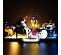 Kyglaring Kit de luz LED para Lego 21334 Ideas Jazz Quartet Building Set (sin modelo), juego de luces compatible con Ideas Lego 21334 - Sin juego de construcción (versión remota)
