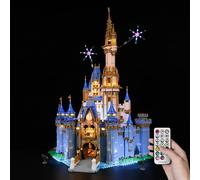 Kyglaring LED Kit de iluminación para Lego-43222 Castillo de Disney Kits de construcción - Diseñado para Lego Building Blocks Modelo - No se Incluye el Modelo Set (RC Version)