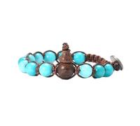 KYINYUECH 1 pulsera de cuentas de Buda de la serie tibetana para mujeres y hombres, Piedra