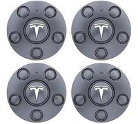 kykj 4 Pieces 15cm Tapas Rueda de Centro para Tesla Model 3 Highland 2024, Tapacubos Centrales Impermeable Prueba Polvo Ruedas Tapas del Buje Tapas Centrales