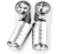 kykj 4 Piezas Tapas Válvulas para Alfa Romeo Mito 2009-2023, Anti Polvo Tapones Rueda Coche, Impermeabile Anti Corrosión Vástago Cubierta