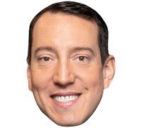 Kyle Busch (Grin) Big Head. Máscara más grande que la vida.