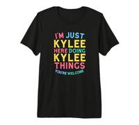 Kylee Here Doing Kylee Things Funny Kylee Nombre Camiseta Premium