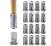 Kylewo 16 Piezas de Calcetines para Muebles, Calcetines para Patas de Silla, adecuados para diámetros de 2.5 cm a 5.1 cm, elásticos, Fondo Grueso