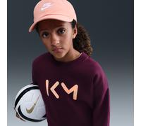 Kylian Mbappé Club Fleece Sudadera de cuello redondo oversize de fútbol Nike - Niña - Rojo L