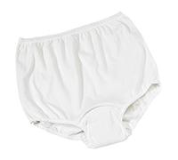 Kylie Female Pants, White, XX-Large 122-132cm, Light-Moderate Incontinence, 100% Cotton, Machine Washable, Prevents Leaks, Maximum Protection, Highly Absorbent, Discrete & Comfort Fit, Keeps User Dry