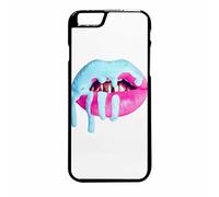 Kylie Jenner Lips 2 Case / Color Negro Rubber / Device iPhone 6 Plus/6s Plus
