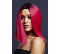 Kylie Peluca Adulto de Lujo Profesional Fever Calidad Recto Dos Tonos Largo Bo