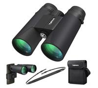 Kylietech Prismaticos Profesionales Largo Alcance, Binoculares Pequeños y Potentes 12x42 - Prismas BAK-4 y Lentes FMC, Antiniebla e Impermeables con Adaptador para Smartphone de Aves, Caza, Senderismo