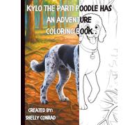 Kylo the Parti Poodle has an Adventure Coloring Book: Coloring fun, and fun wildlife facts. Color, Cut, and Paste Kylo. Coloring Book to pair with Kylo the Parti Poodle Children's Book