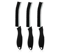 KYLOS Cepillo De Limpieza, 3 Cepillos De Limpieza De Hendiduras De Cerdas Duras, Cepillo De Limpieza De Lechada, Cepillo De Fregado Para Grietas De Lechada De Azulejos, Herramientas De Limpieza De