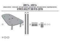 Top Case Carrier para Monolock Case para Kymco Agility 300 R16 (19-21)