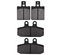 KYN For Honda NSR 125 RK/RL/RM/RN/RR/RS/RV/RW/RX/RY/R1 1989-2001, NSR125 FJ/FK/FL/FM/FN 1988-1992 Pastillas de Freno traseras Delanteras de Motocicleta Disco orgánico NSR125F NSR125R NSR125 R F