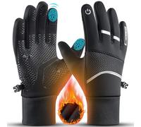 KynciLOR Guante de Invierno Hombre Térmicos para Mujer con Dedos para Pantalla Táctil, Resistentes al Agua, Agarre Antideslizante para Correr, Trabajar y Conducir